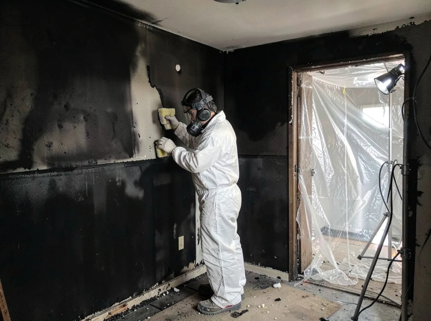 Fire Damage Restoration company in Gowen, MI